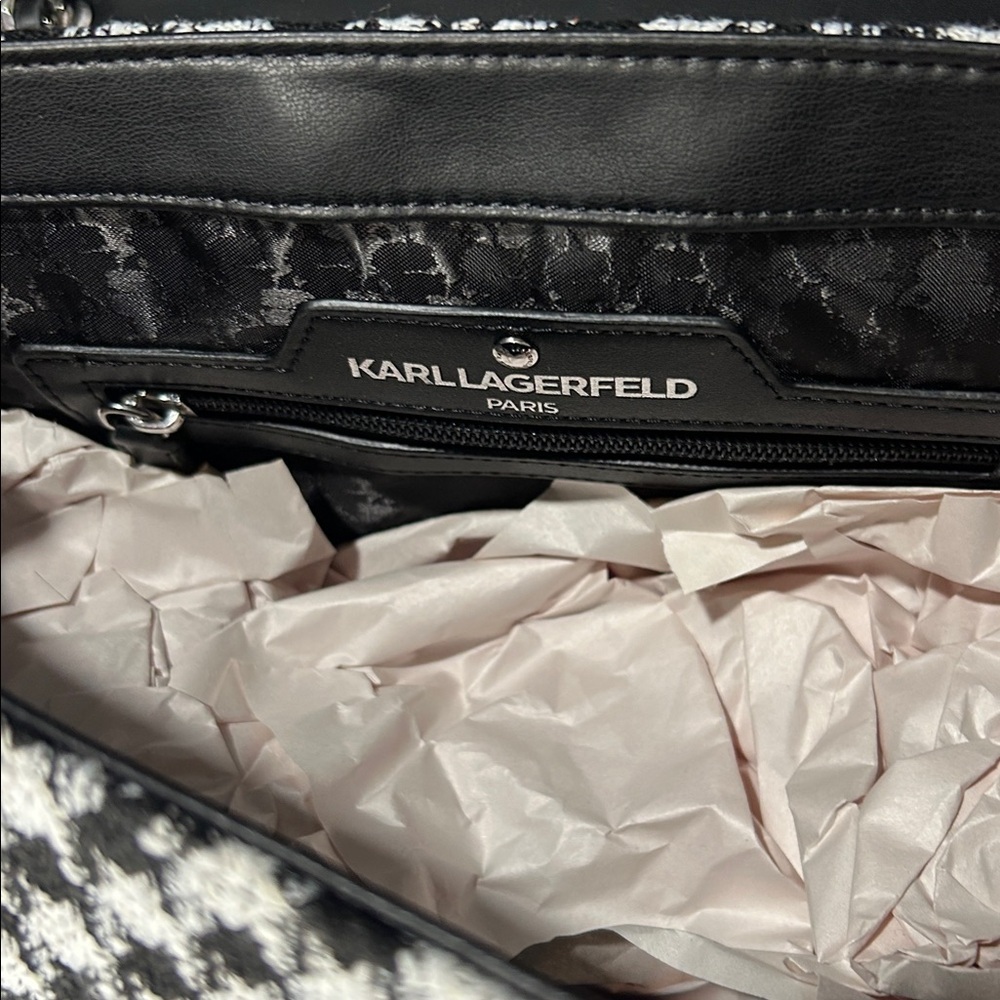 Karl Lagerfeld Black And White Bag brand new - Picture 4 of 7
